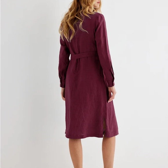 Linen midi dress - Picture 4 of 7